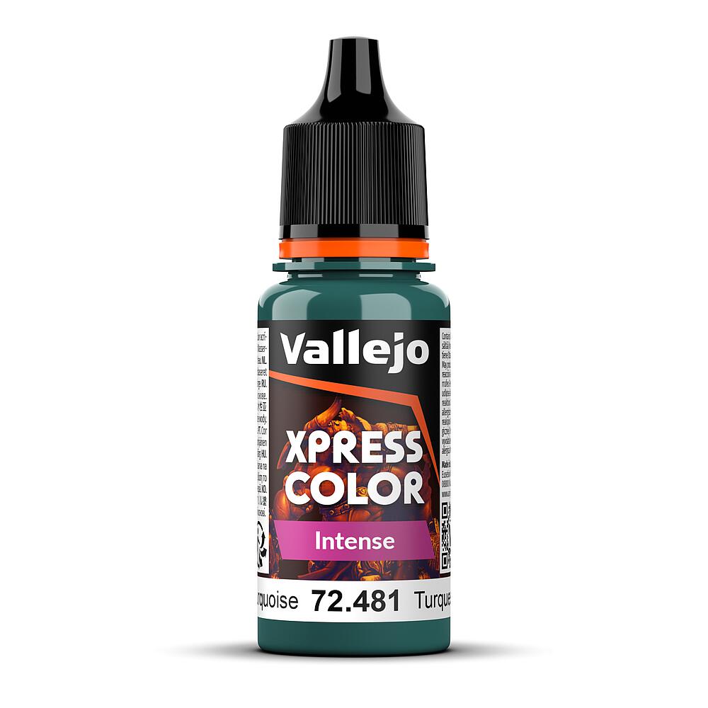 VALLEJO 72481  Turquoise hérétique intense, 18 ml 