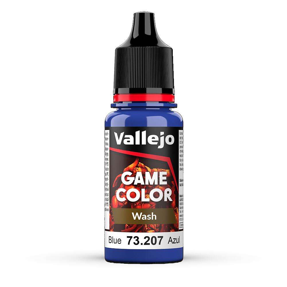 [VALLEJO 73207  ] VALLEJO 73207  Wash-Color, Bleu, 17 ml 