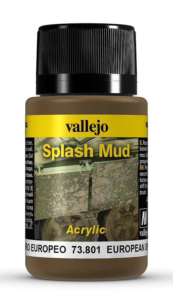 VALLEJO 73801  Gicleur de boue, Europe, 40 ml 