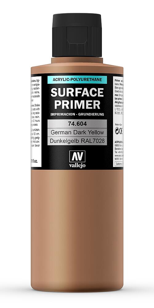 VALLEJO 74604  Jaune foncé, 200 ml 