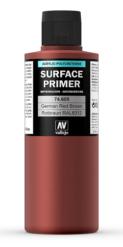 VALLEJO 74605  Marron rouge, 200 ml 