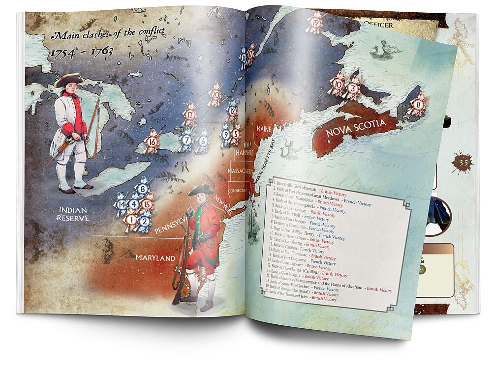 [VALLEJO 75044  ] VALLEJO 75044  Livre : French and Indian War, 68 pages 