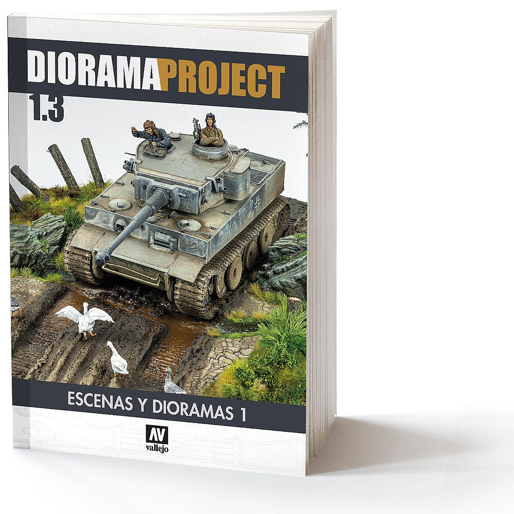 [VALLEJO 75049  ] VALLEJO 75049  Livre : Diorama Project 1.3, Scenery and Dioramas, uniquement en anglais 