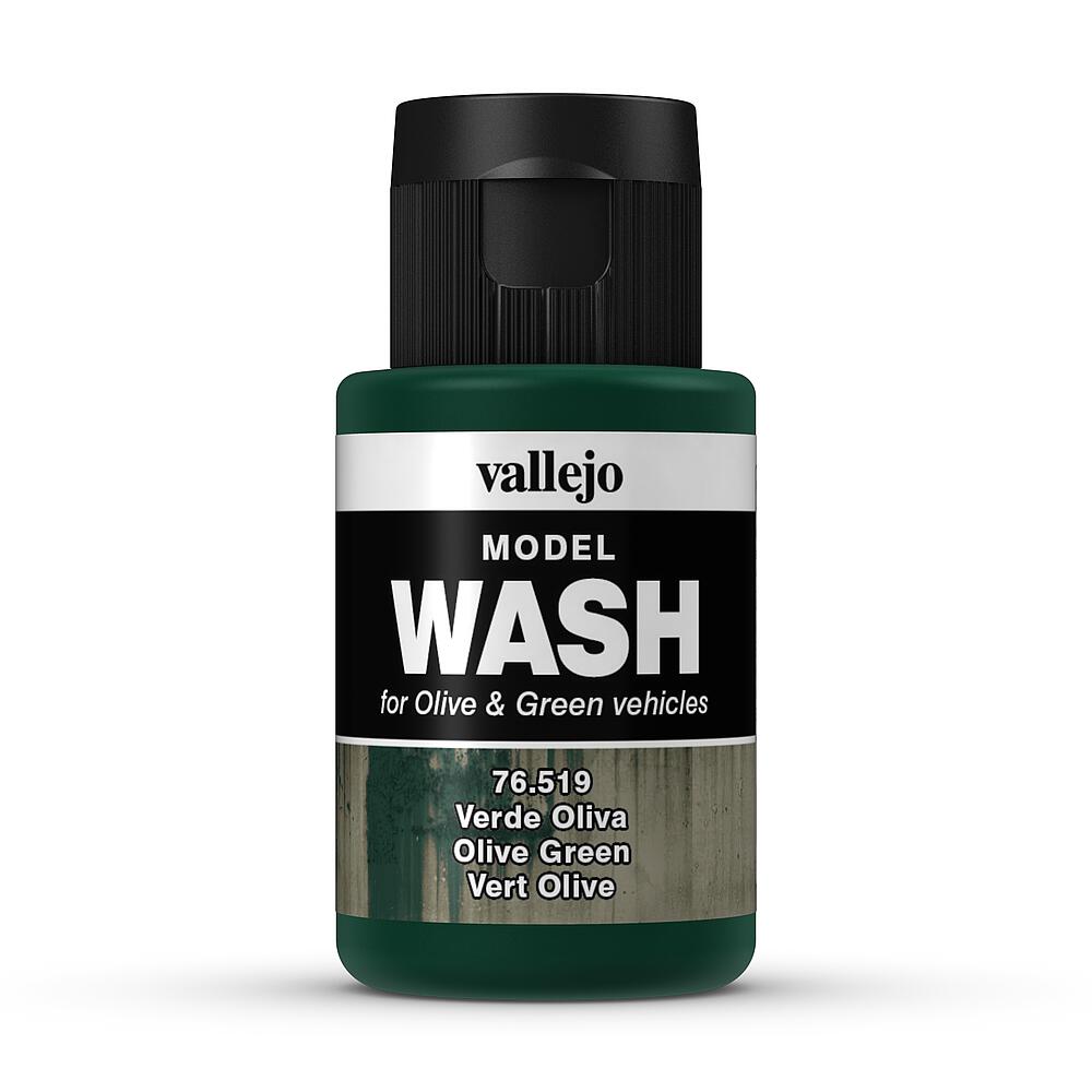 VALLEJO 76519  Wash-Color, Vert olive, 35 ml 