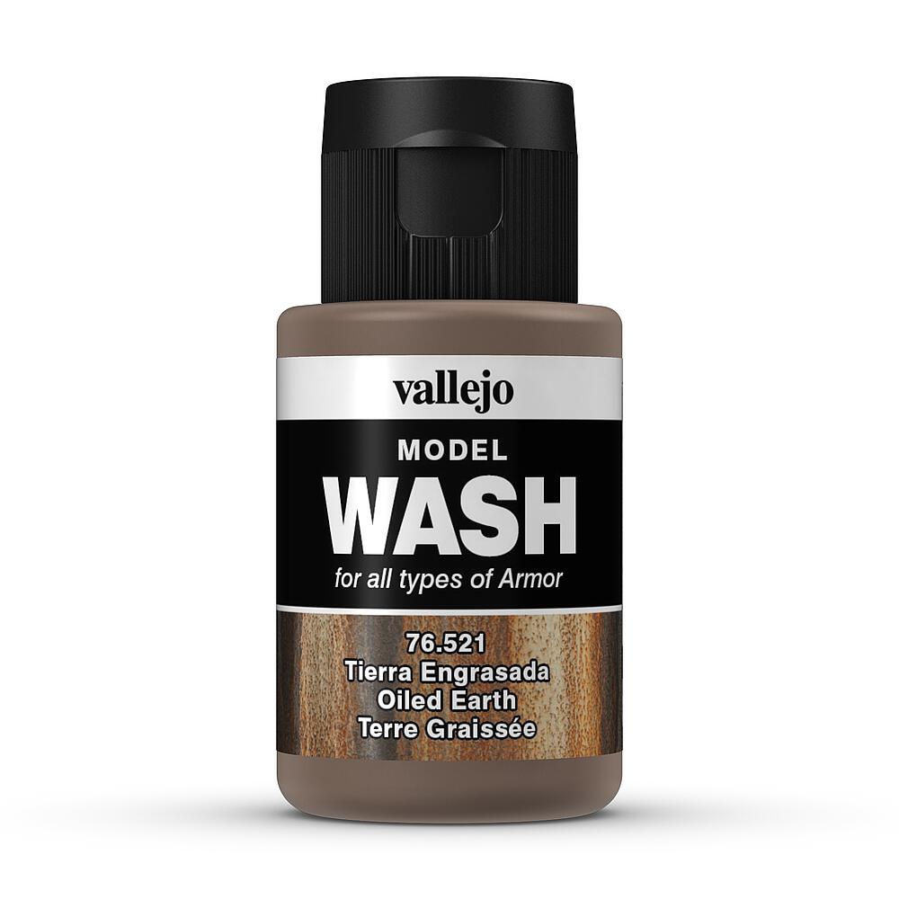 VALLEJO 76521  Wash-Color, Terre huileuse, 35 ml 