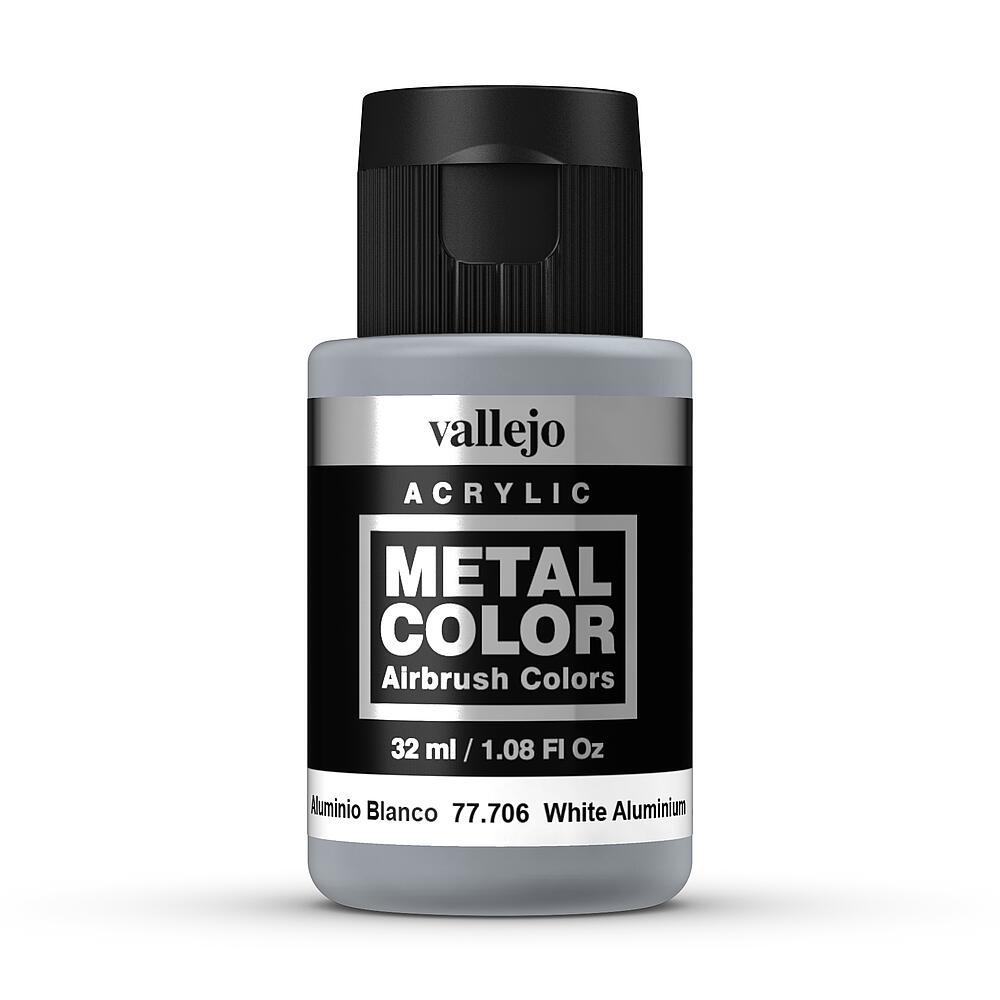 [VALLEJO 77706  ] VALLEJO 77706  Aluminium blanc, 32 ml 