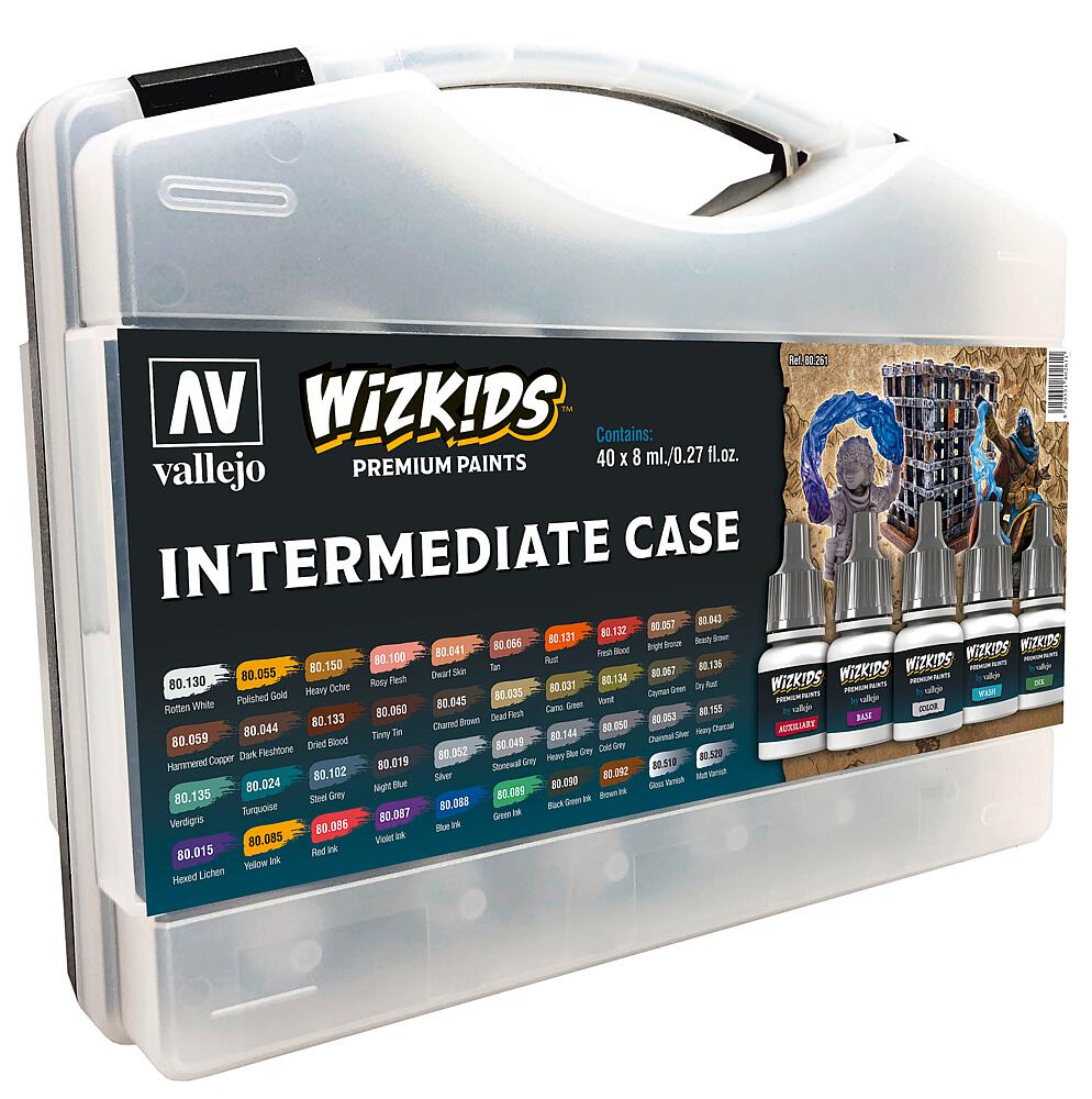 VALLEJO 80261  Kit de peinture, kit WizKids Advanced 