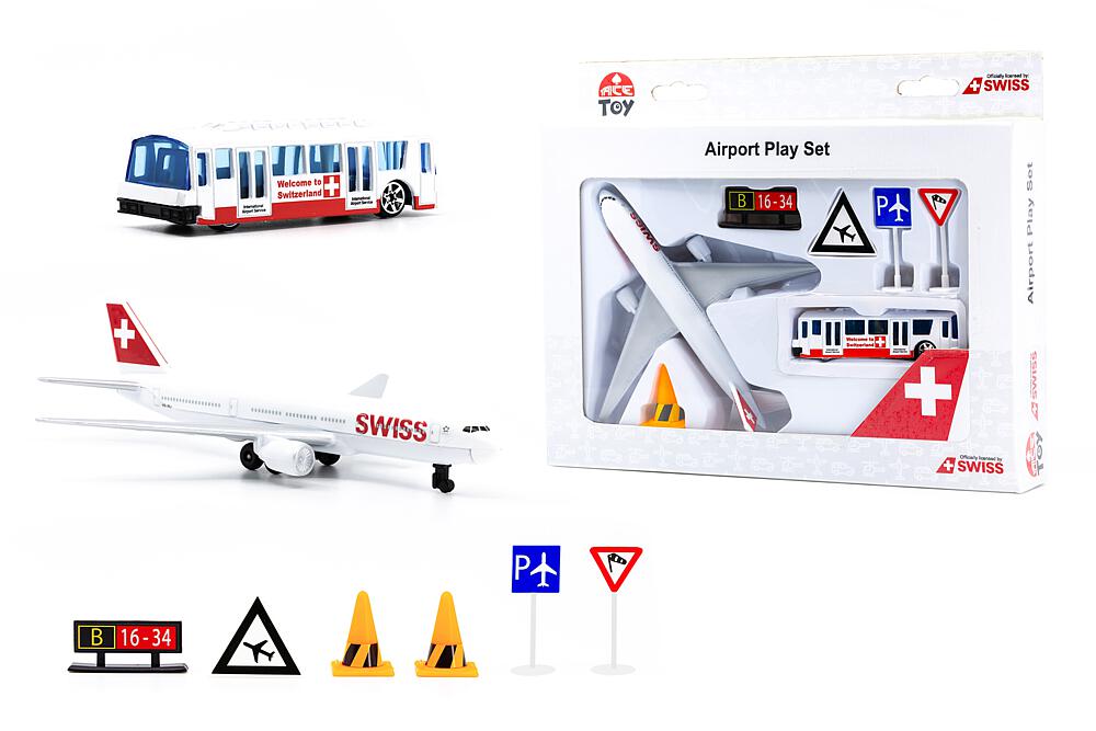 [ACE 81002201  ] ACE 81002201  ACE Toy Ensemble de jeu pour aéroport suisse 