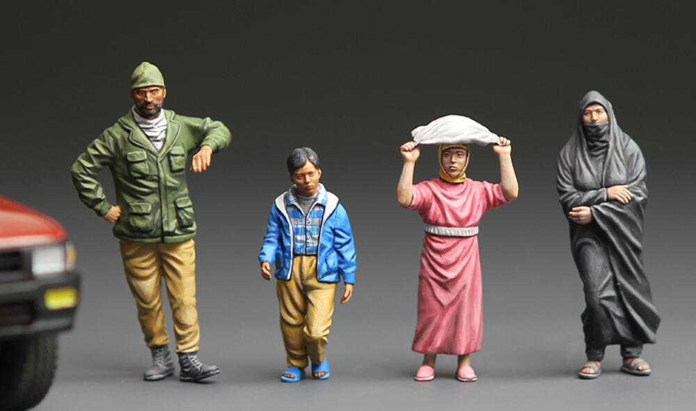 MENG MODEL HS-001  1/35 Proche-Orient, personnes sur la route 