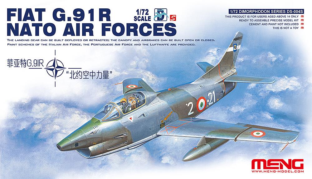 MENG MODEL DS-004s  1/72 Fiat G.91R 