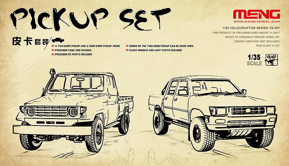MENG MODEL VS-007  1/35 Kit pick-up 