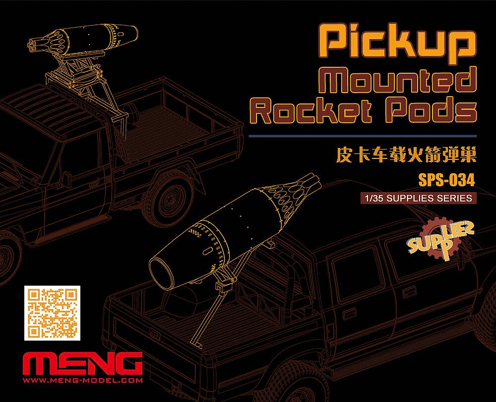 MENG MODEL SPS-034  1/35 Fusées pour pick-up, résine 