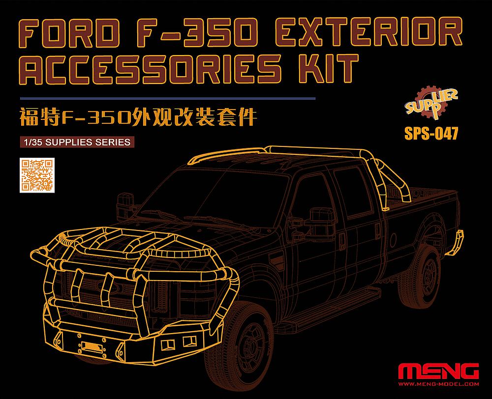 MENG MODEL SPS-047  1/24 Pièces d'équipement Ford F-350, résine 