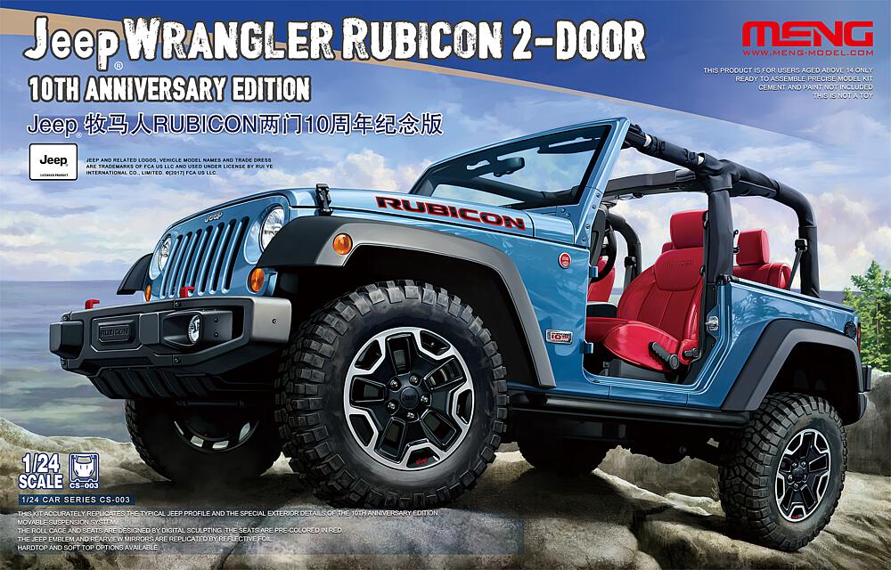 MENG MODEL CS-003  1/24 Jeep Wrangler Rubicon 