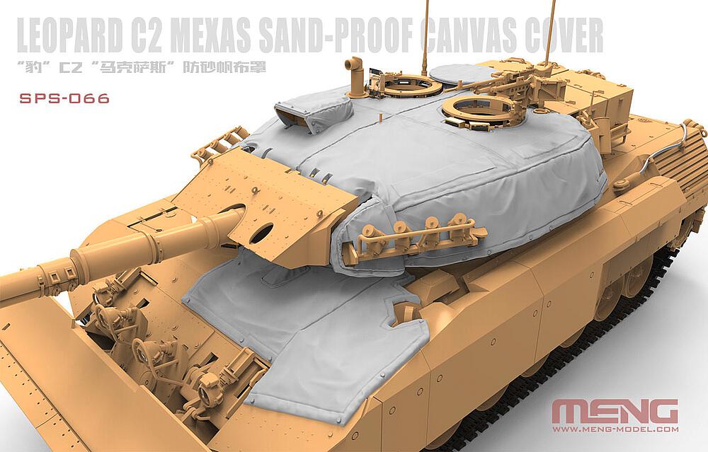 MENG MODEL SPS-066  1/35 Protection de sable pour Leopard C2 Mexas en résine 