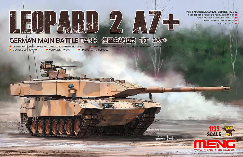MENG MODEL TS-042  1/35 Léopard 2 A7+ 