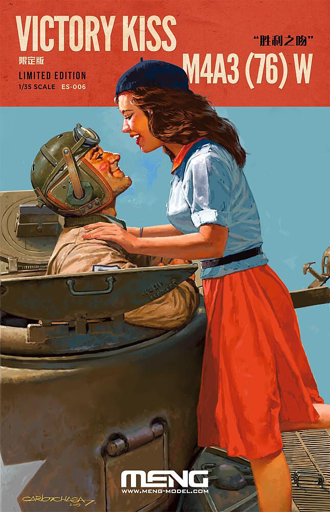 MENG MODEL ES-006  1/35 Victory Kiss M4A3 