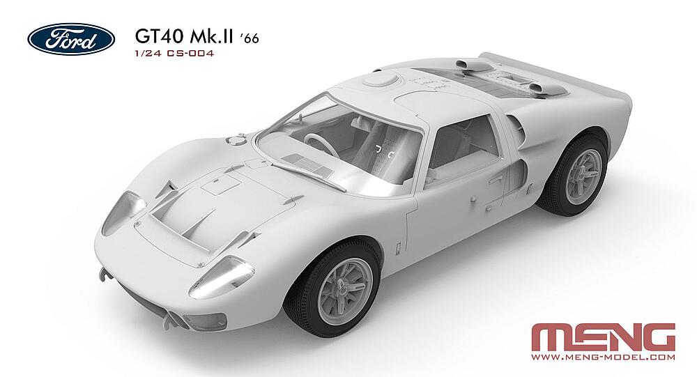 MENG MODEL CS-004  1/24 Ford GT 40 Mk. II, 1966 