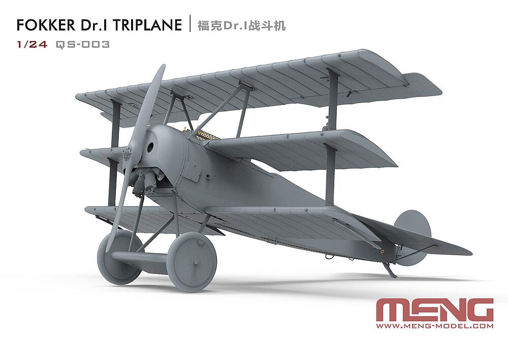 MENG MODEL QS-003  1/24 Fokker Dr. I 