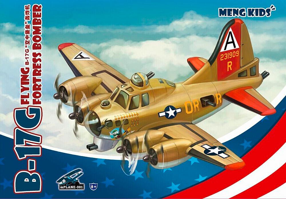 MENG MODEL mPLANE-001  Kit d'encliquetage, B-17G Flying Fortress 