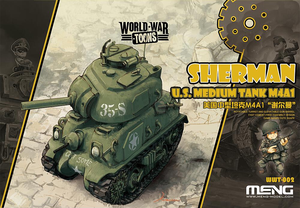 MENG MODEL WWT-002  M4A1 Sherman 