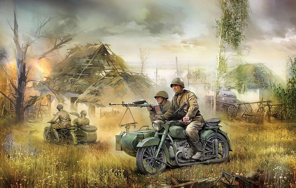 ZVEZDA 3639  1/35 M-72 Moto 