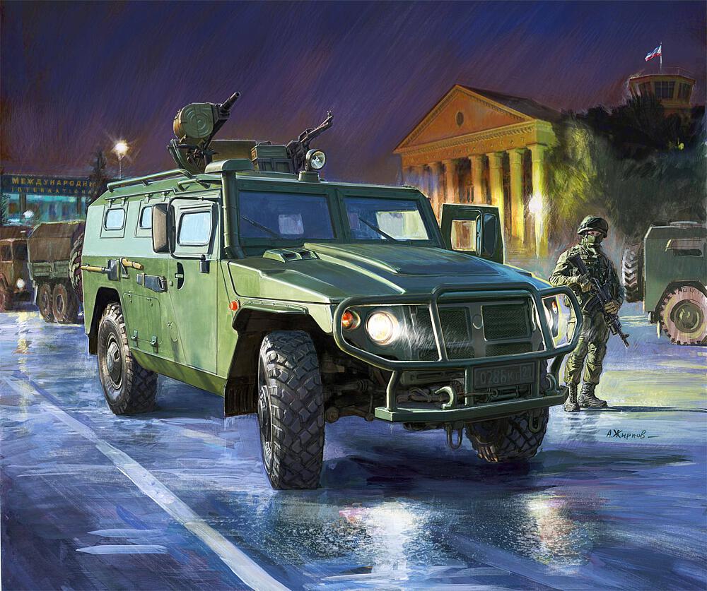 ZVEZDA 3668  1/35 Tigre GAZ 