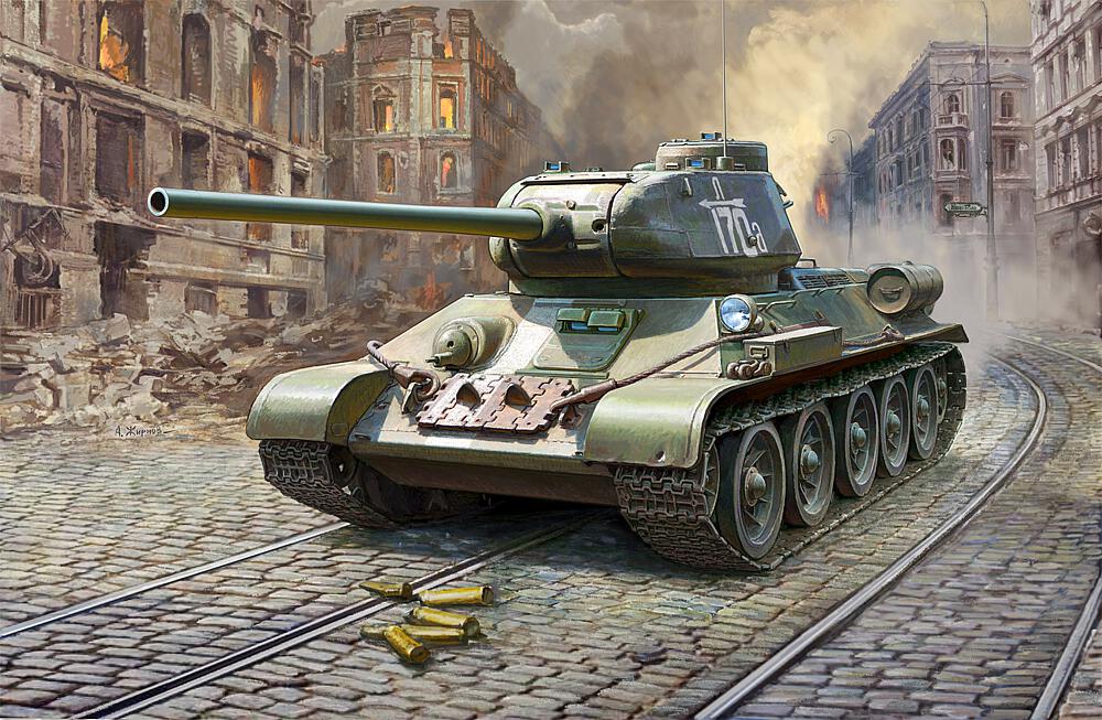 ZVEZDA 3687  1/35 T-34/85 