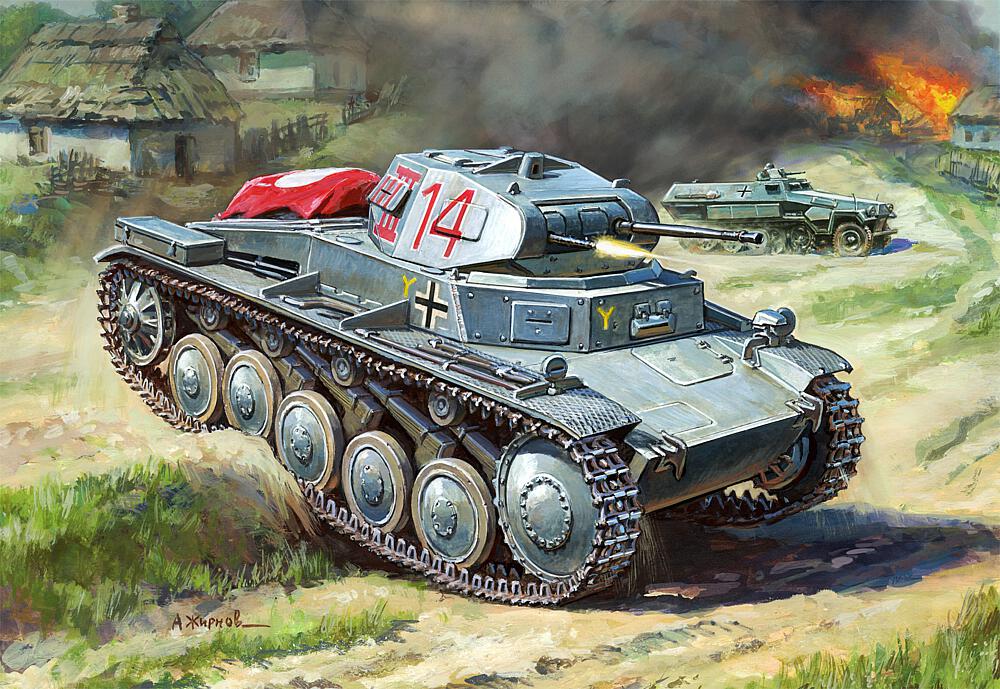 ZVEZDA 6102  1/100 Tank II 