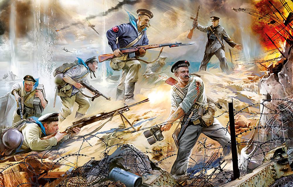 ZVEZDA 6146  1/72 WWII Infanterie de marine soviétique 