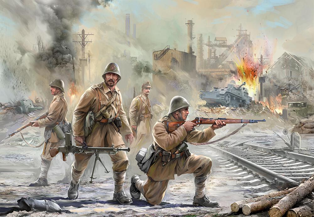 ZVEZDA 6163  1/72 WWII Infanterie roumaine 