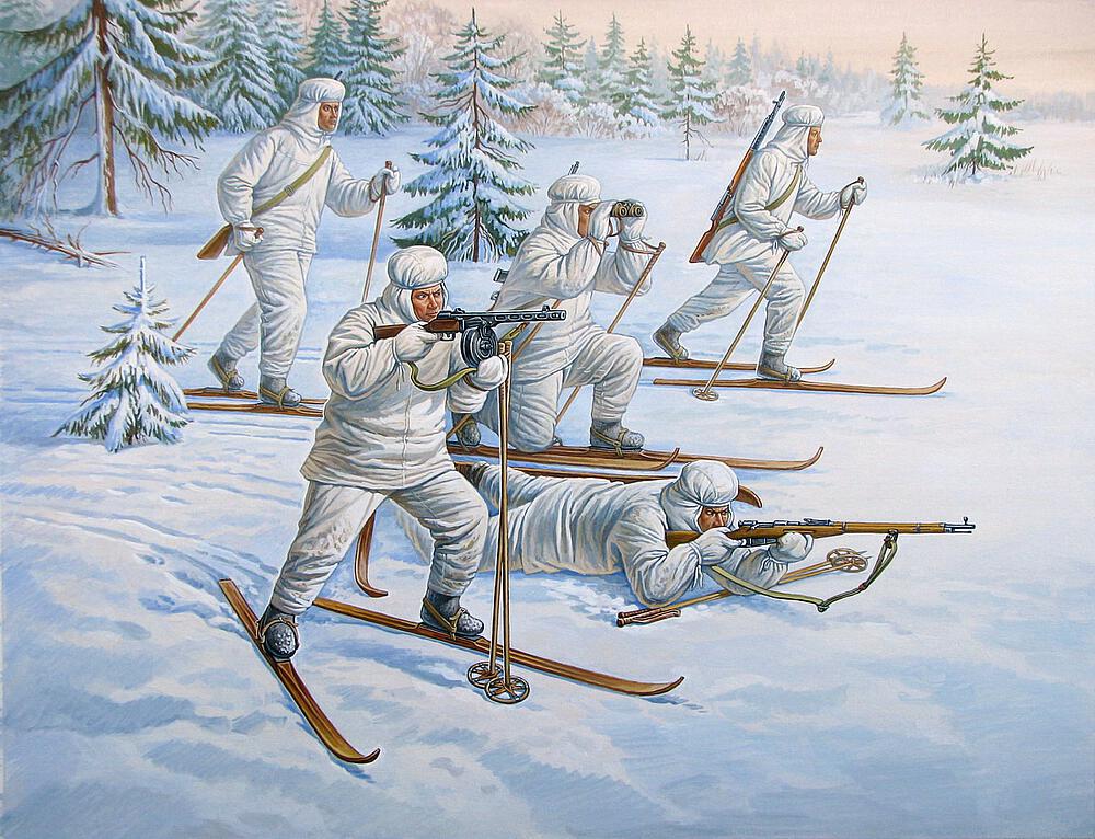 ZVEZDA 6199  1/72 WWII skieurs soviétiques 