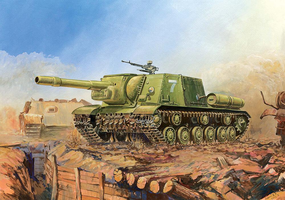 ZVEZDA 6207  1/100 Escadron automoteur ISU-152 