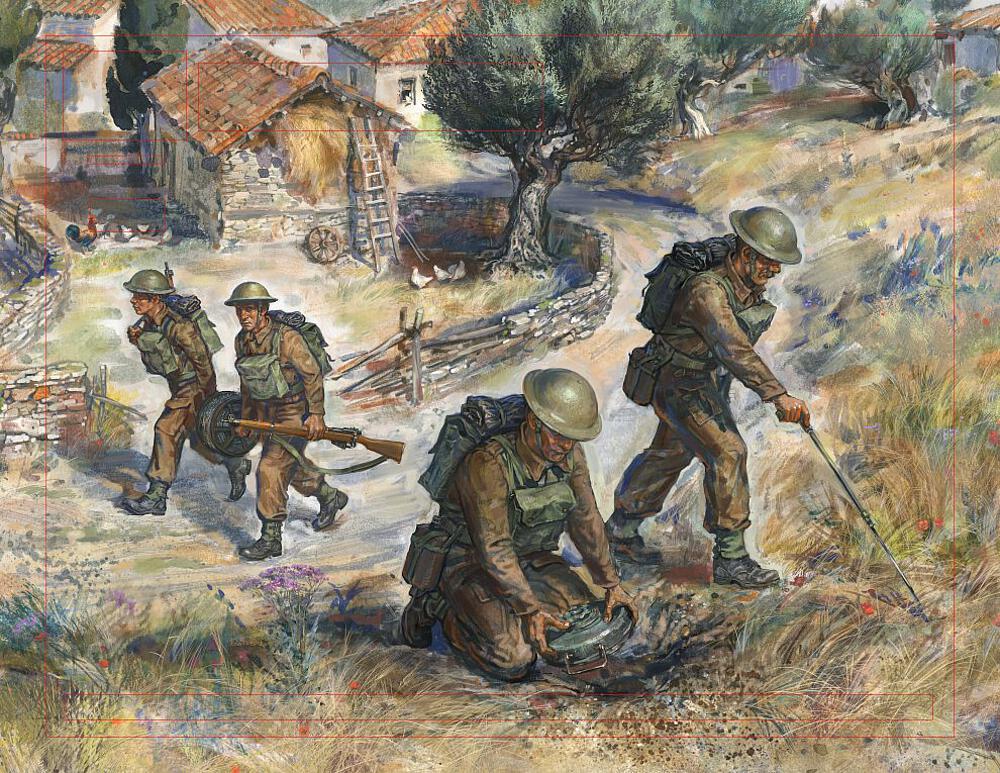 ZVEZDA 6219  1/72 WWII Pionniers britanniques 