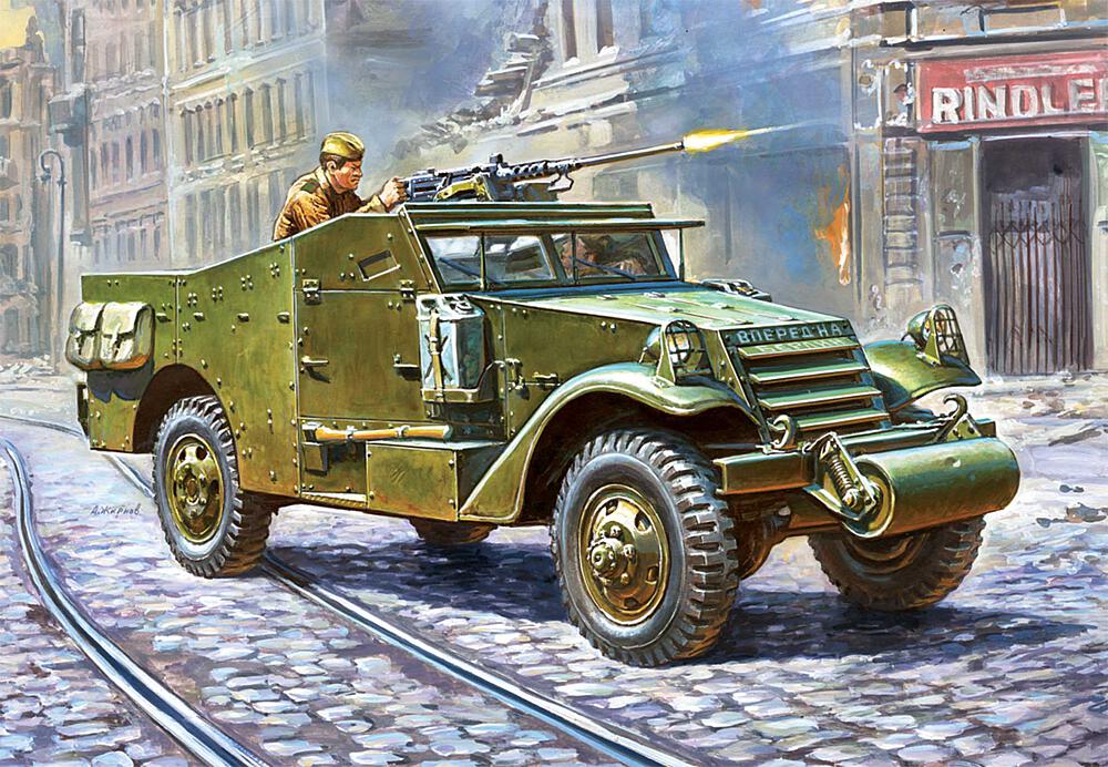 ZVEZDA 6273  1/100 M-3 Voiture de reconnaissance avec mitrailleuse 