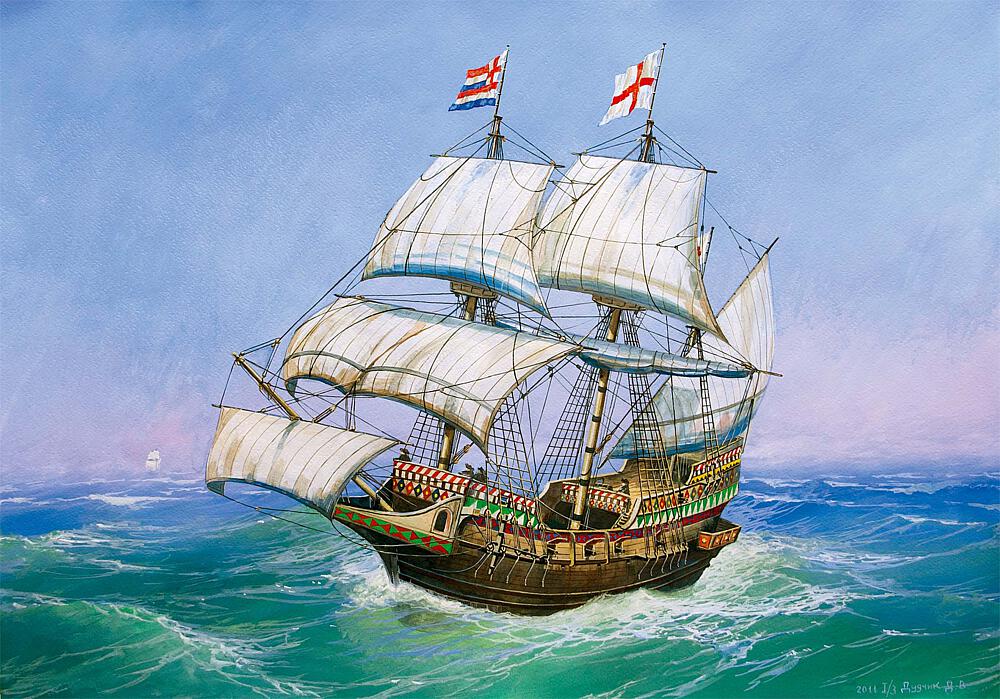 ZVEZDA 6509  1/350 Golden Hind 