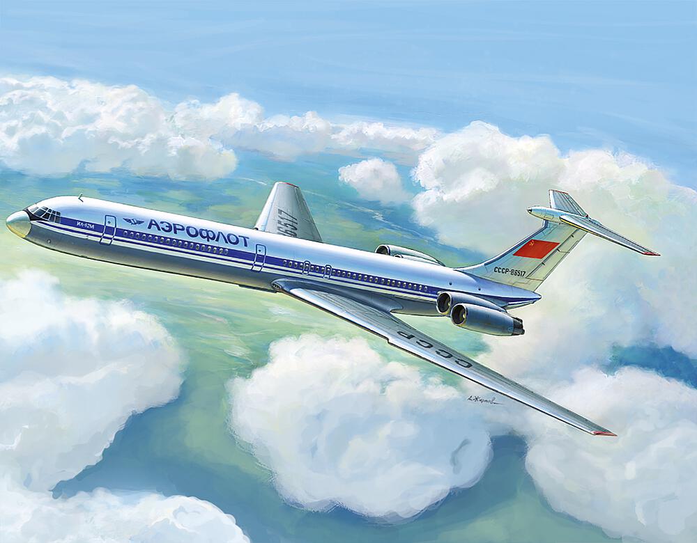ZVEZDA 7013  1/144 Ilyushin IL-62M 