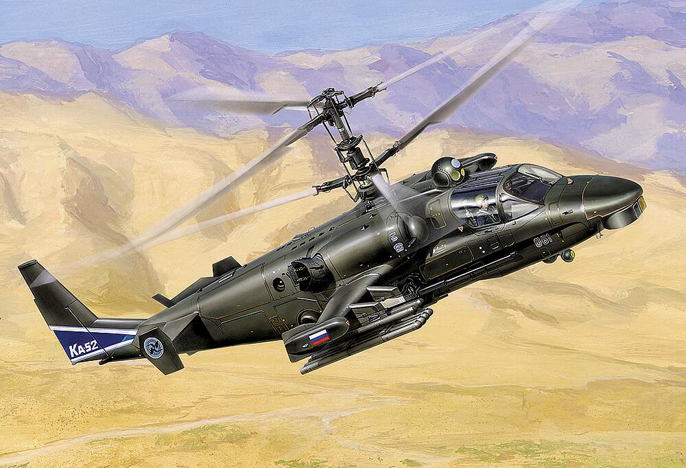 ZVEZDA 7224  1/72 Hélicoptère de combat Kamov Ka-52 Alligator 