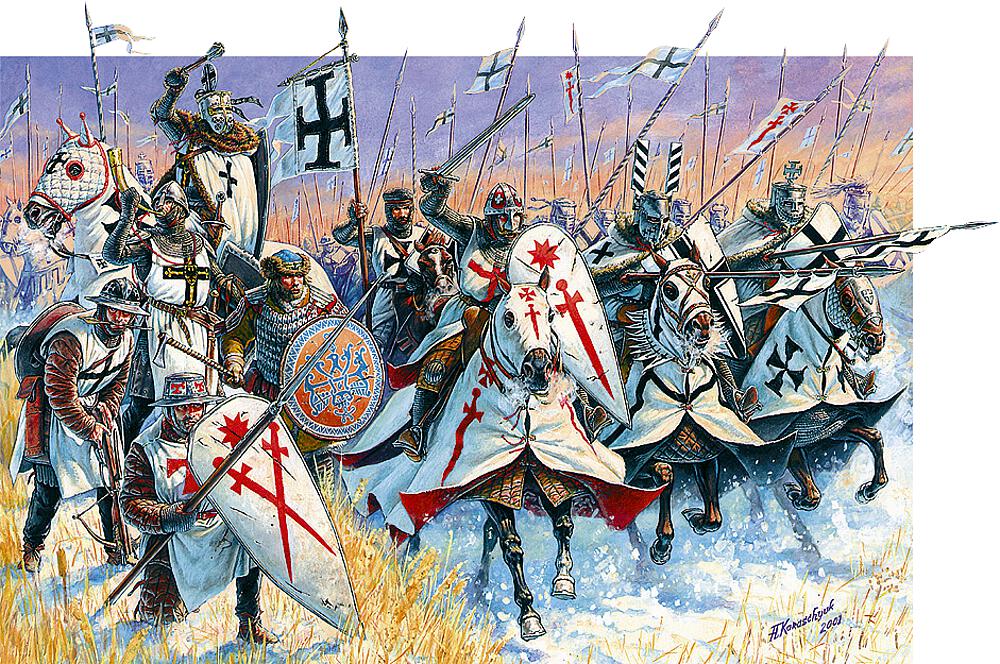 ZVEZDA 8016  1/72 Chevaliers livoniens 