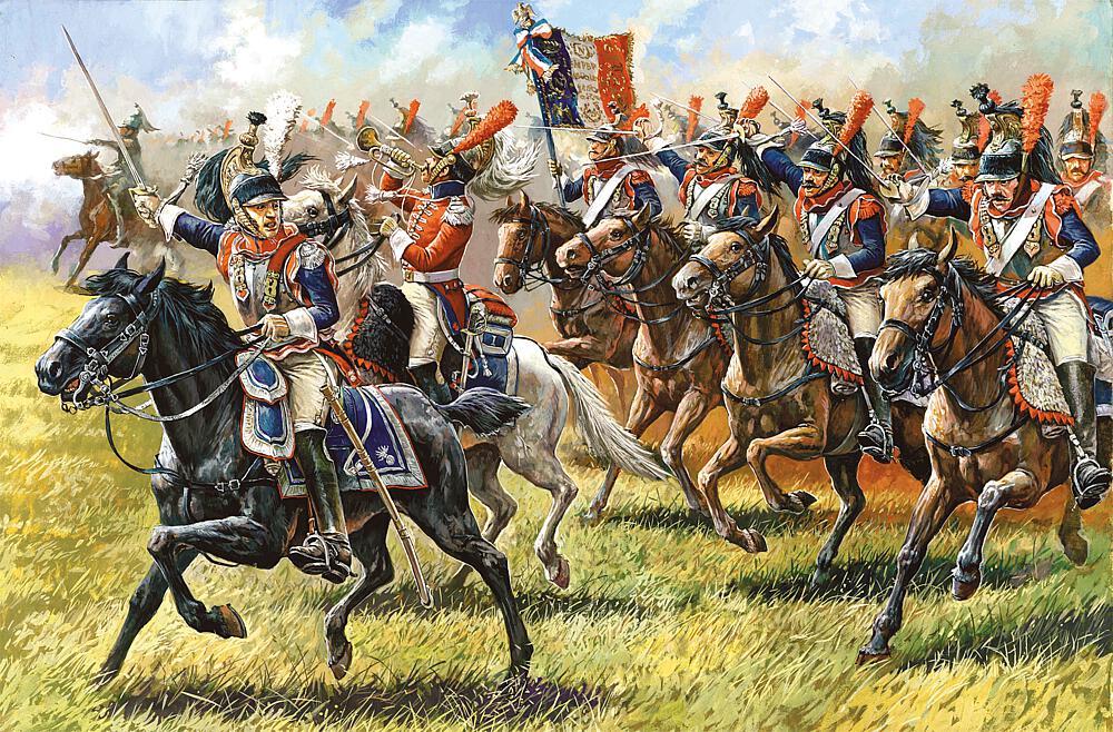 ZVEZDA 8037  1/72 cuirassiers français 1812 