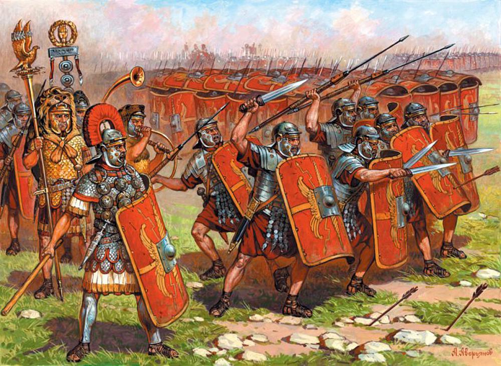 ZVEZDA 8043  1/72 Infanterie impériale romaine (I.BC-II.AD) 