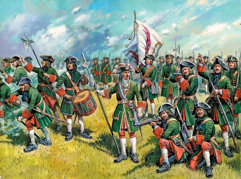 ZVEZDA 8049  1/72 Infanterie russe Pierre le Grand 