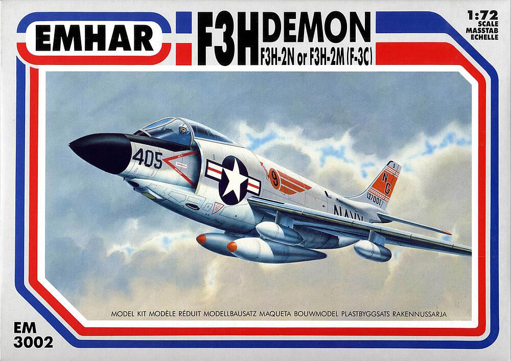 EMHAR PKEM3002  1/72 McDonnell F3H-2N/2M Demon 