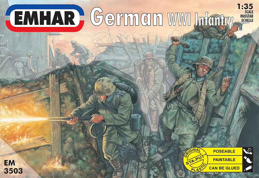 EMHAR PKEM3503  1/35 WWI Infanterie allemande 