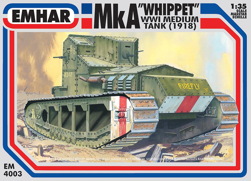 EMHAR PKEM4003  1/35 WWI Moyen A Whippet Tank 