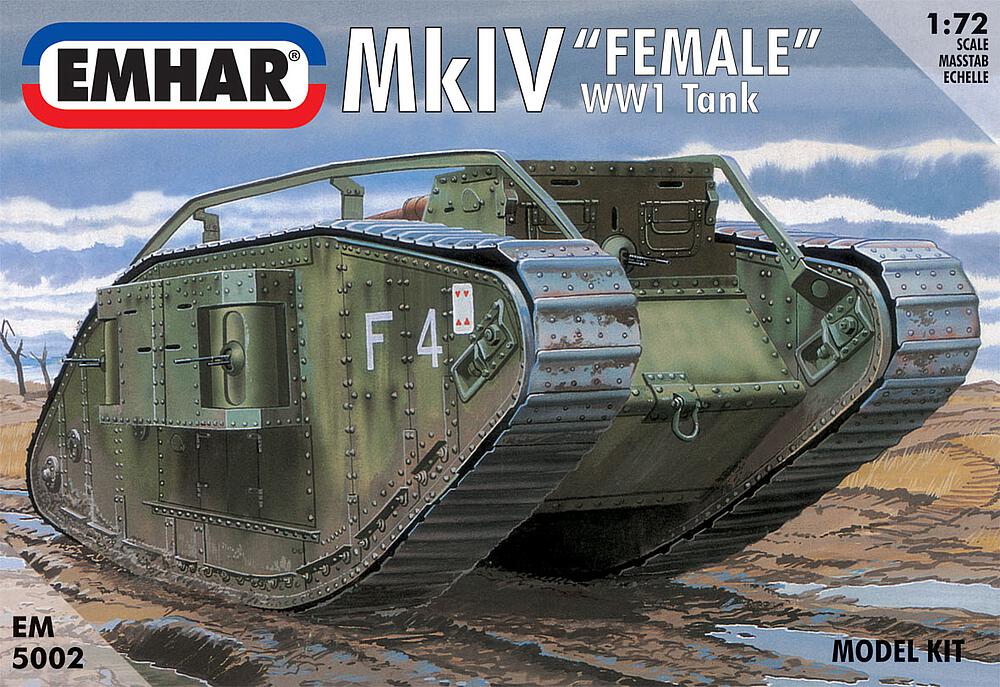 [EMHAR PKEM5002  ] EMHAR PKEM5002  1/72 WWI Mk.IV Female 