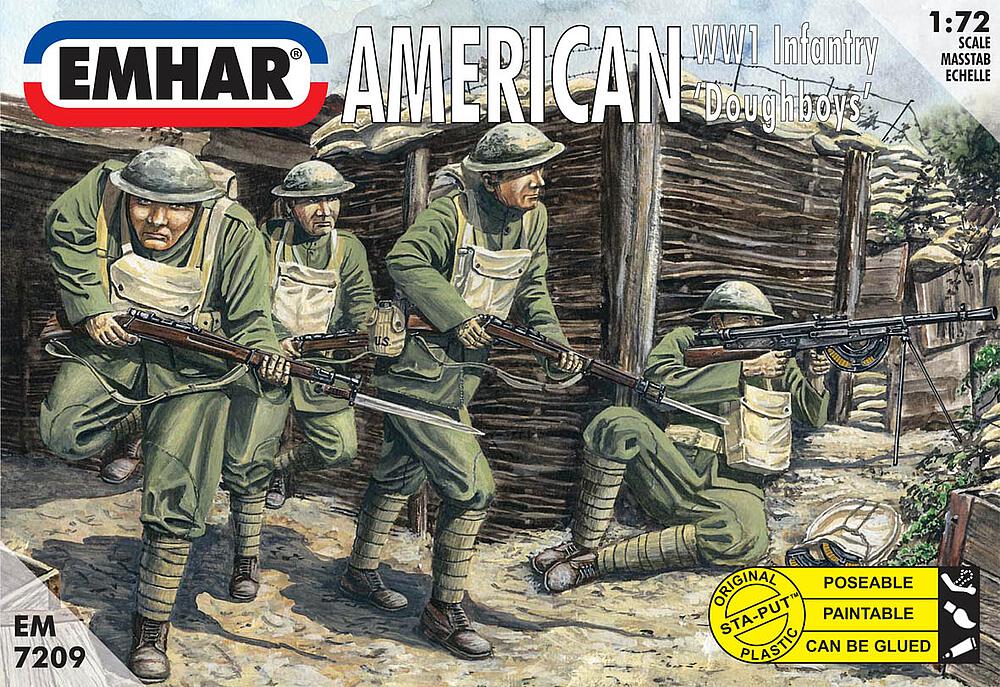 [EMHAR PKEM7209  ] EMHAR PKEM7209  1/72 WWI US Doughboys Infanterie 