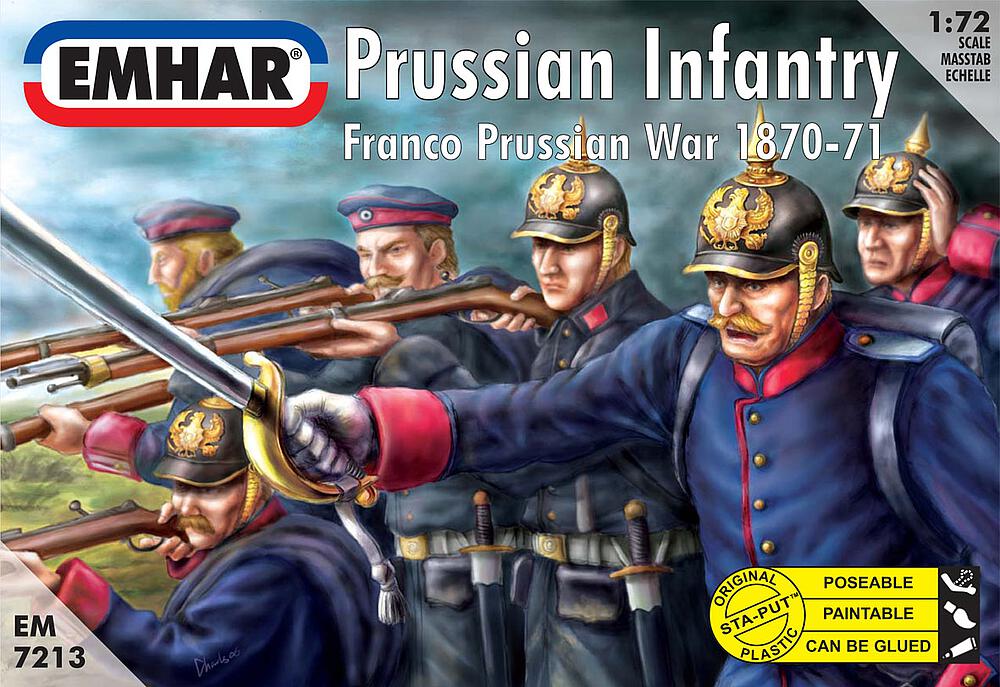 EMHAR PKEM7213  1/72 Guerre franco-allemande : l'infanterie prussienne 