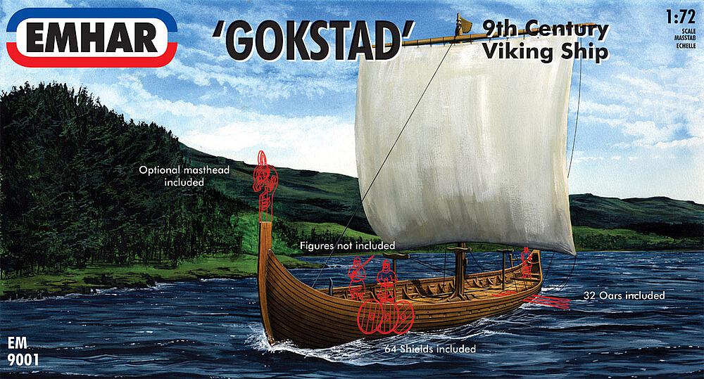 EMHAR PKEM9001  1/72 Vaisseau viking 