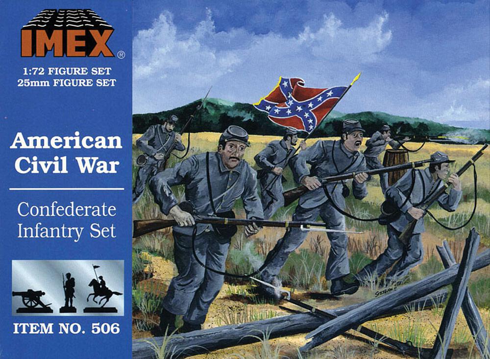 IMEX PKIM506  1/72 Guerre de Sécession : l'infanterie confédérée 